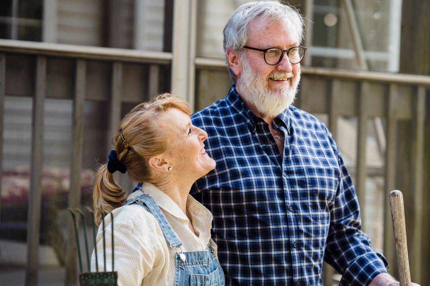Senior couple enjoying their home in Sun City Roseville, CA